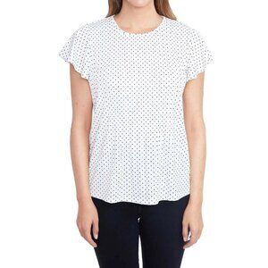 NEW Philosophy Pleated Top | Polka Dot